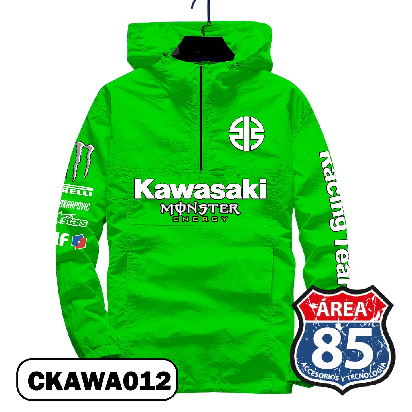 CHAQUETA ROMPE VIENTO DEPORTIVA -CKAWA012