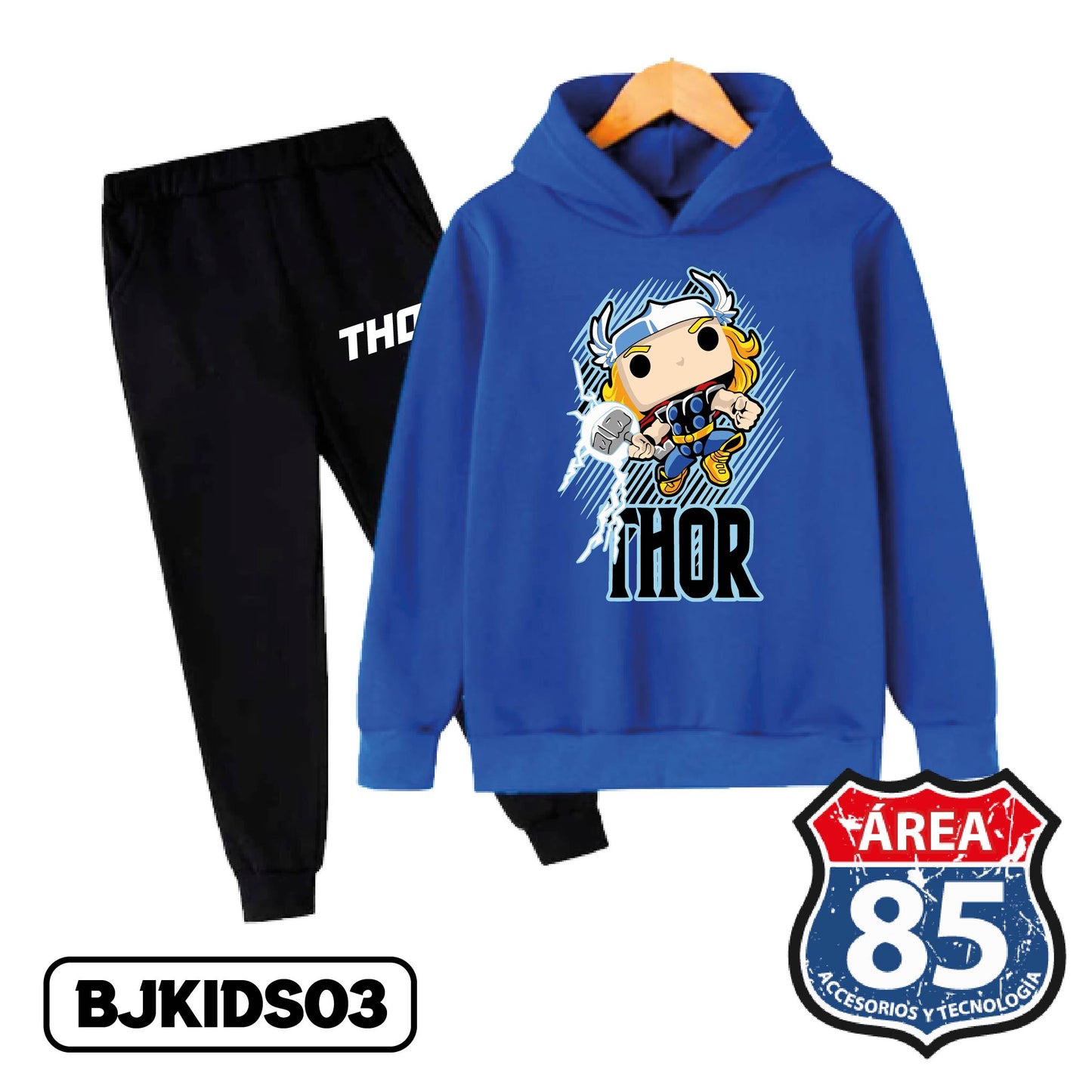 SUDADERA NIÑO SACO + JOGGER BJKIDS03