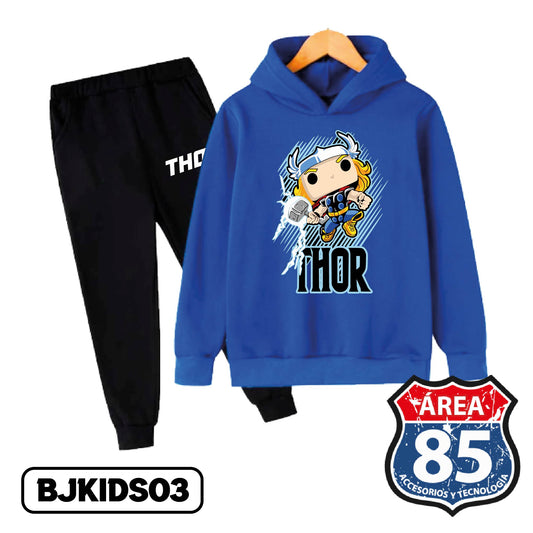 SUDADERA NIÑO  SACO + JOGGER BJKIDS03