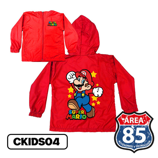 CHAQUETA ROMPEVIENTOS NIÑO CKIDS04