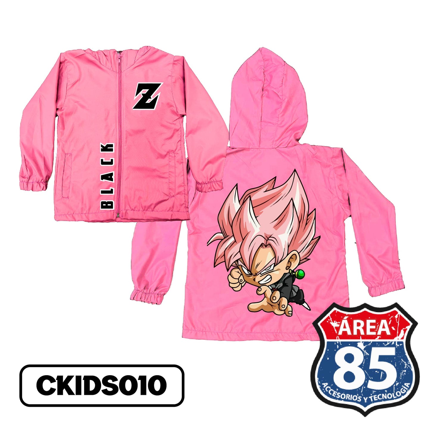 CHAQUETA ROMPEVIENTOS NIÑA CKIDS010