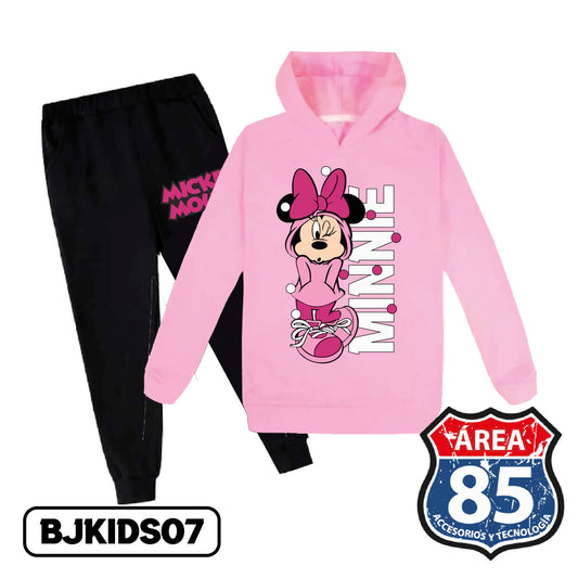 SUDADERA NIÑA  SACO + JOGGER BJKIDS007