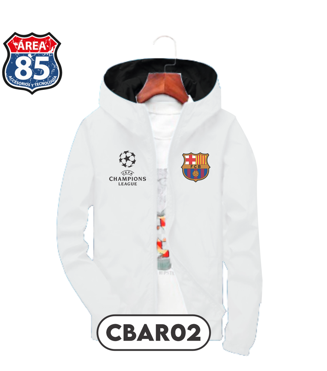 CHAQUETA BLANCA CBAR02