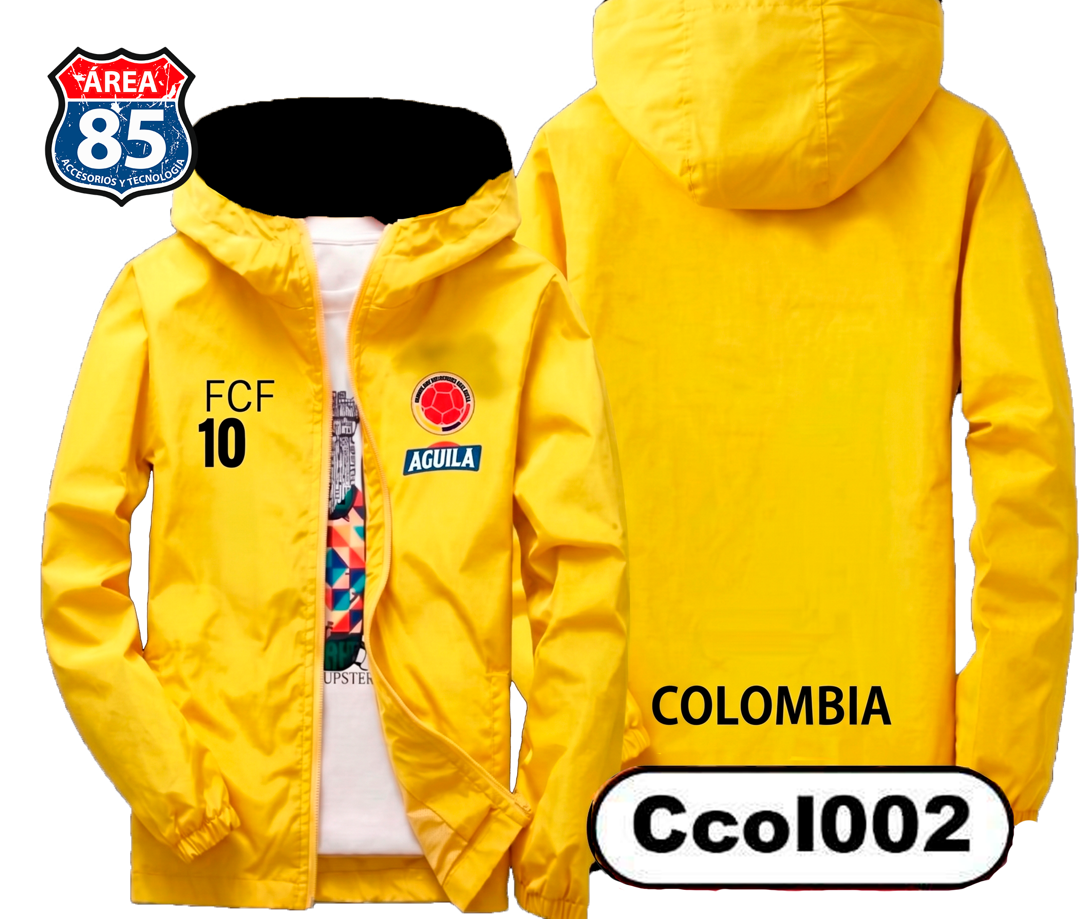CHAQUETA AMARILLO CCOL002