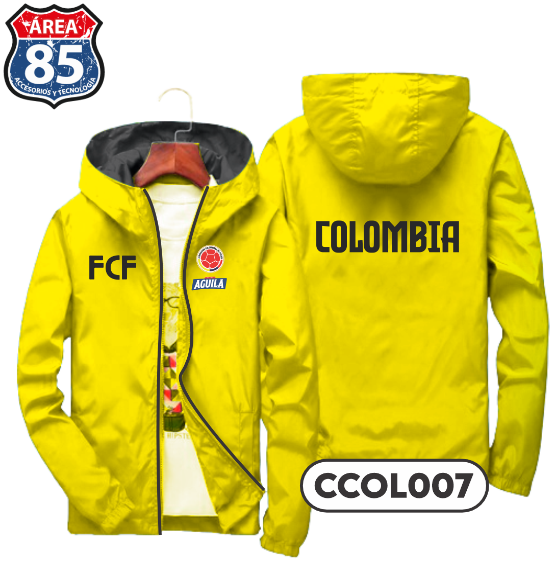 CHAQUETA AMARILLA CCOL007