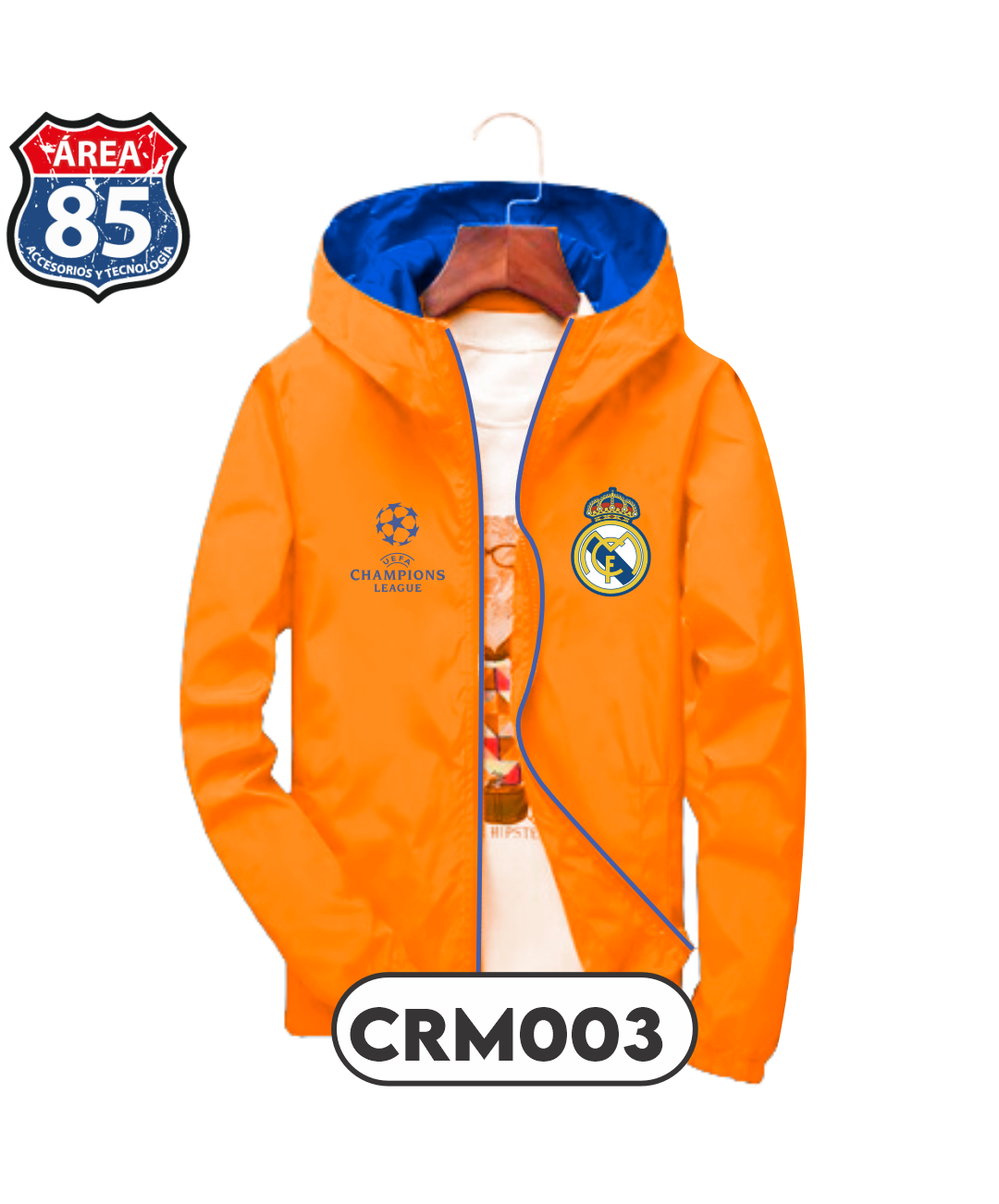 CHAQUETA NARANJA CRM003