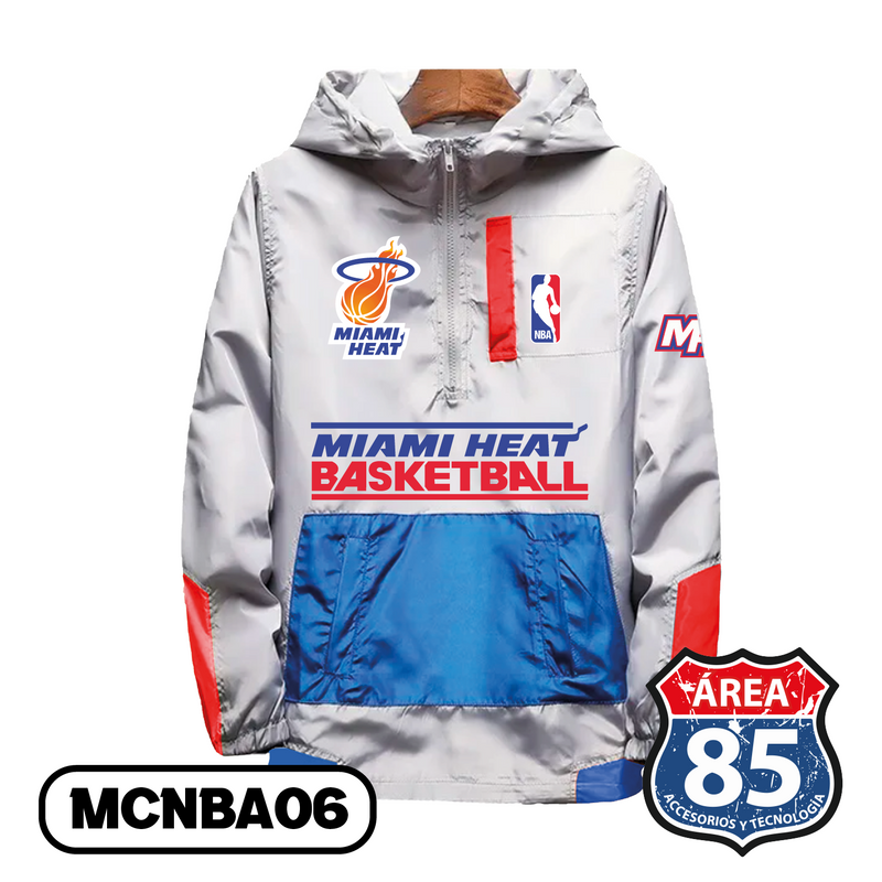 CHAQUETA ROMPE VIENTO DEPORTIVA NBA - MCNBA06