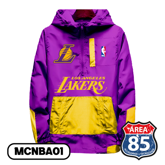 CHAQUETA ROMPE VIENTO DEPORTIVA NBA - MCNBA01